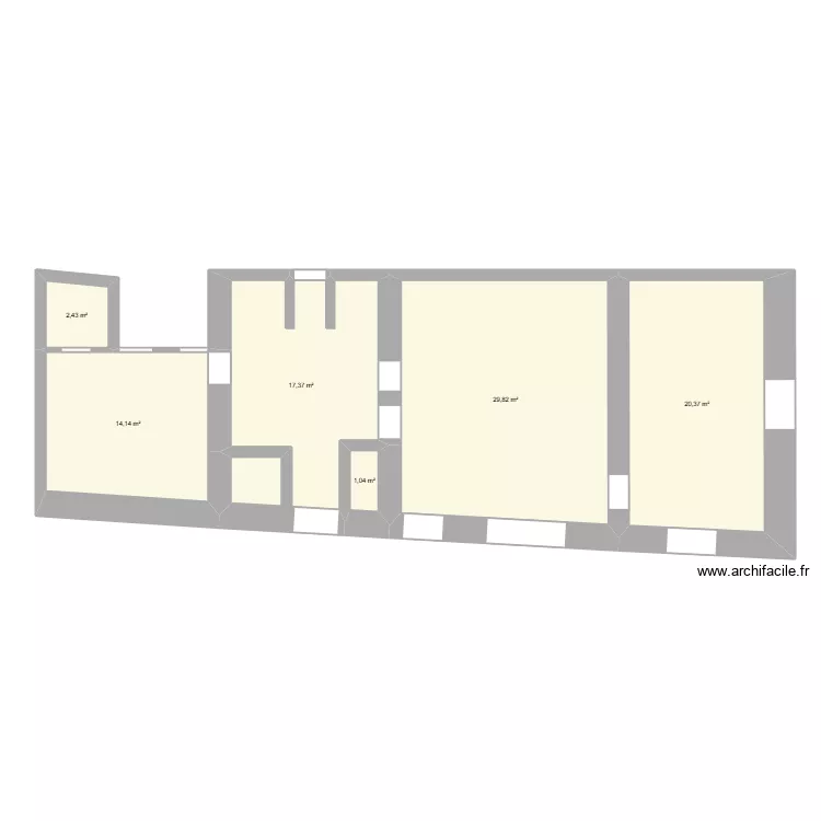 maison. Plan de 6 et 85 m² maison. Plan de 6 et 85 m²