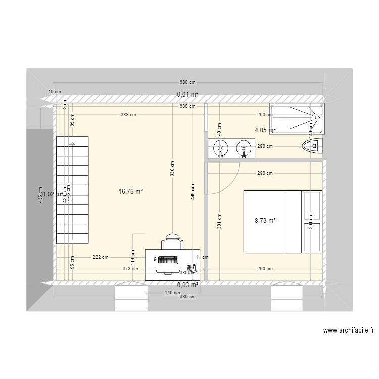 Maison premier etage avec amenagements 2. Plan de 0 pièce et 0 m2