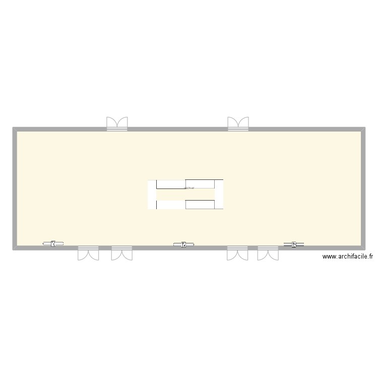 market place. Plan de 0 pièce et 0 m2