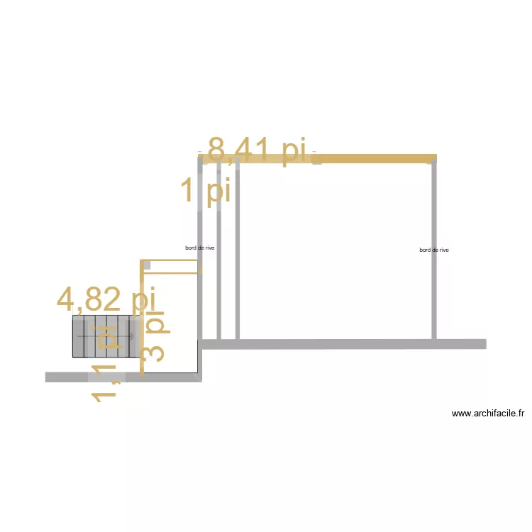verri&egrave;re  2 17 x 13. Plan de 