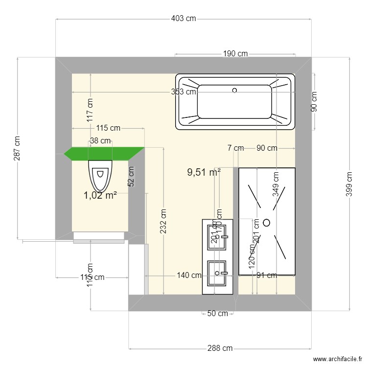 SCHEMBRI implantation n°3. Plan de 0 pièce et 0 m2