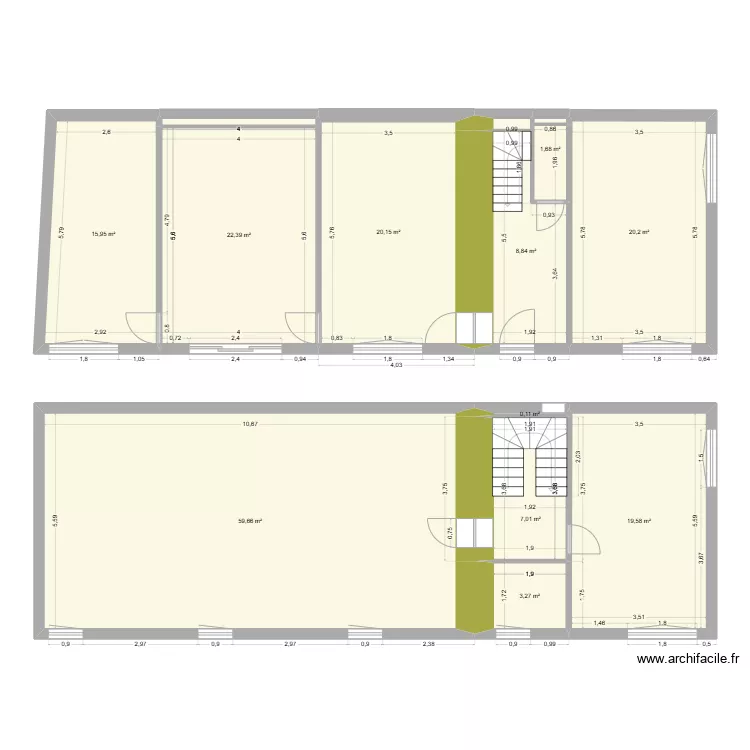 Maison niort. Plan de 