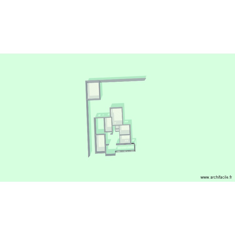 maison saint germain. Plan de 8 pièces et 99 m2