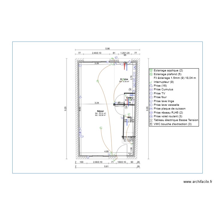 BOUKHOBZA RDC. Plan de 0 pièce et 0 m2