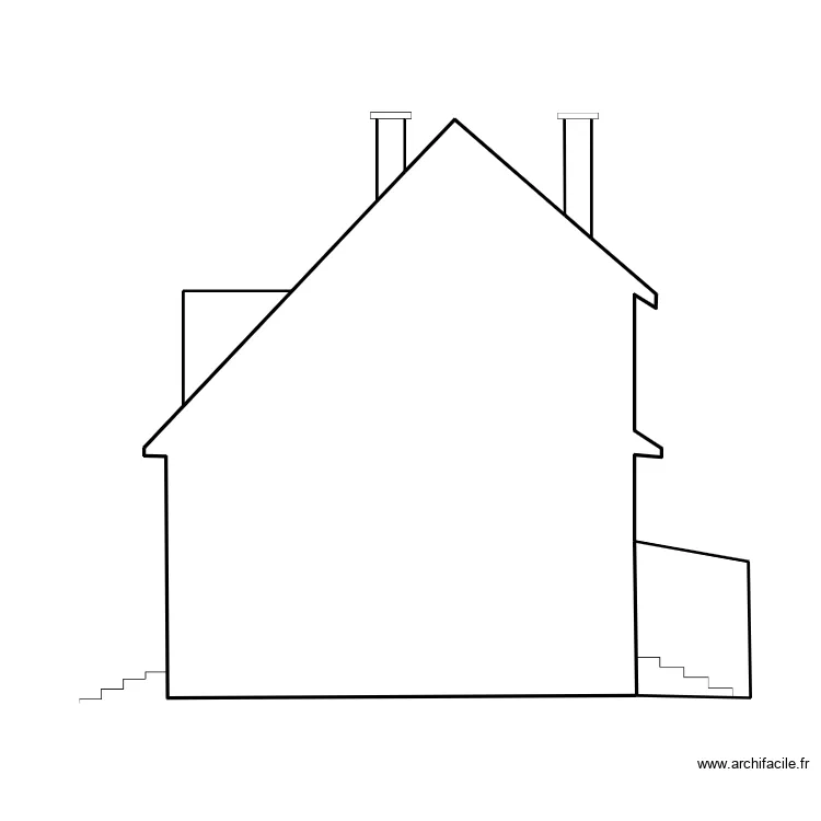 PIGNON GAUCHE 6. Plan de 