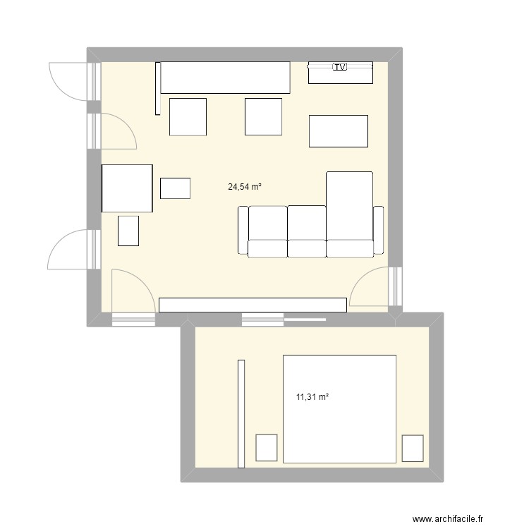 base salon. Plan de 0 pièce et 0 m2