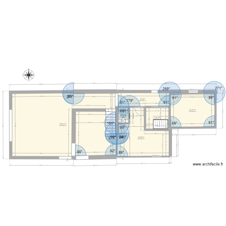 Latour-premieretage. Plan de 0 pièce et 0 m2