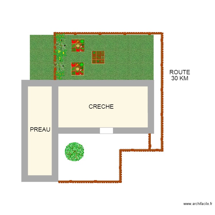 CRECHE. Plan de 0 pièce et 0 m2