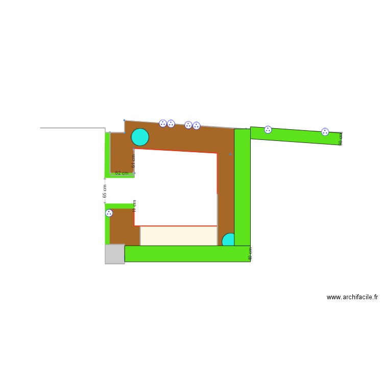 bar outsite 110cm. Plan de 0 pièce et 0 m2