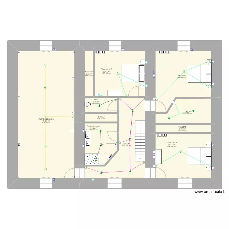 Thomas BELTZUNG ETAGE. Plan de 