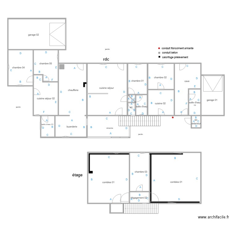 INDIVISION ORCEAU. Plan de 0 pièce et 0 m2