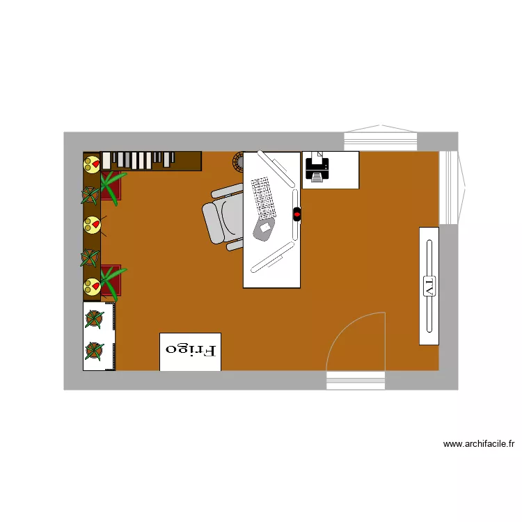 Studio. Plan de Studio. Plan de