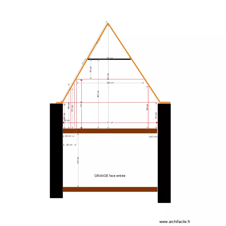 RENDIE GRANGE FACE1 V2 aout 19. Plan de 
