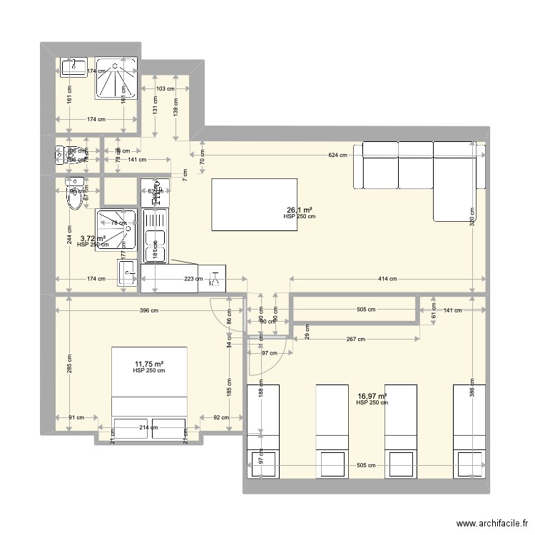 Appartement R+2 4. Plan de 0 pièce et 0 m2