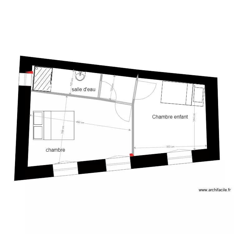 LEWI projet étage 2. Plan de LEWI projet étage 2. Plan de