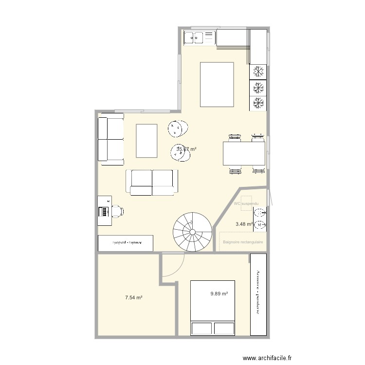 Botta2. Plan de 0 pièce et 0 m2