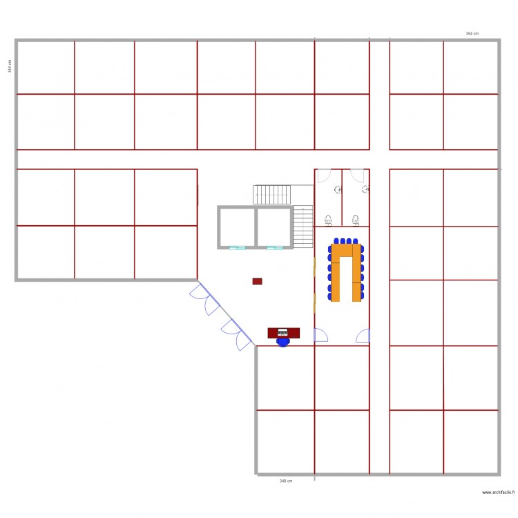 vue en plan. Plan de 0 pièce et 0 m2