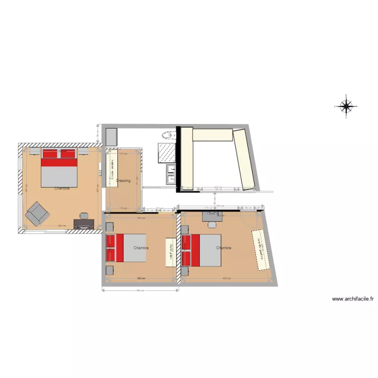 le mas du ronc 01. Plan de 
