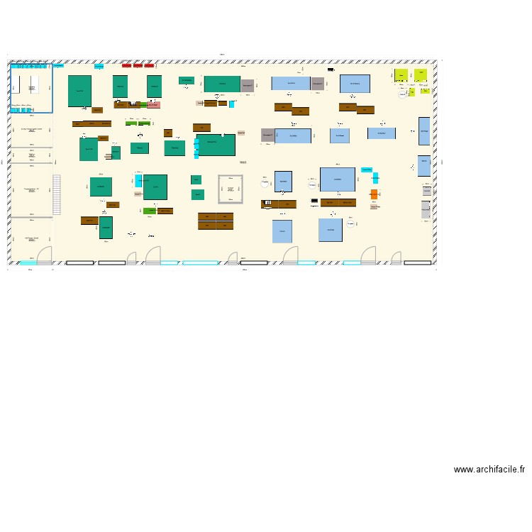 Locaux FC  MECA 1000m2 Projet Genay. Plan de 0 pièce et 0 m2