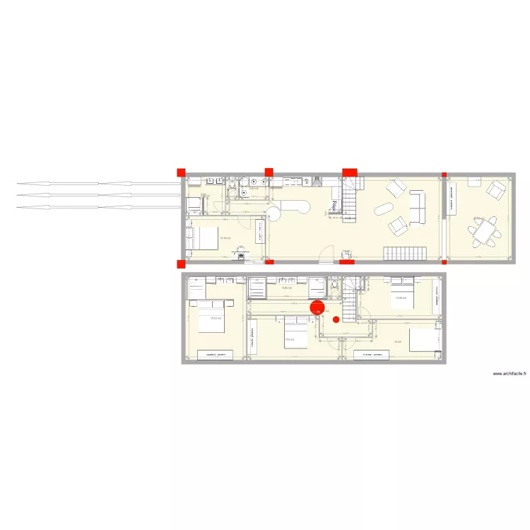 maison papi2. Plan de 