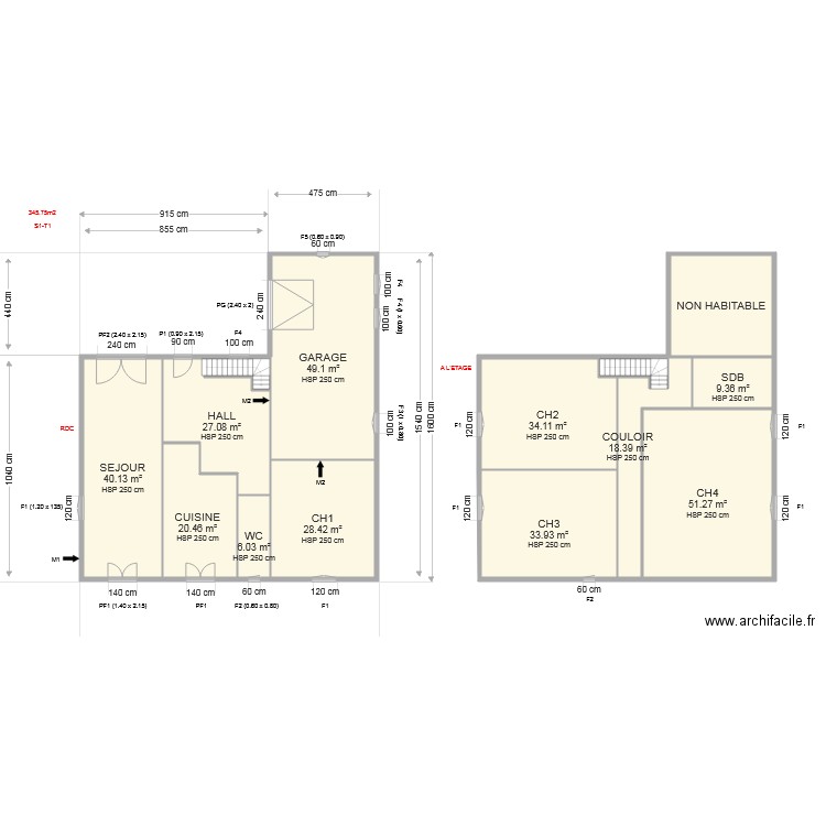 BOUILLI MUSTAPHA. Plan de 0 pièce et 0 m2