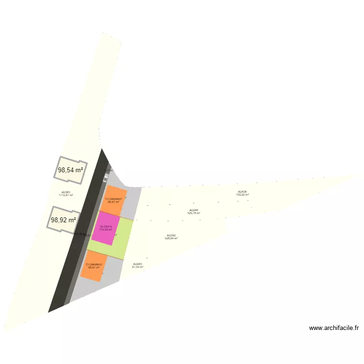 Epine Gabion. Plan de 