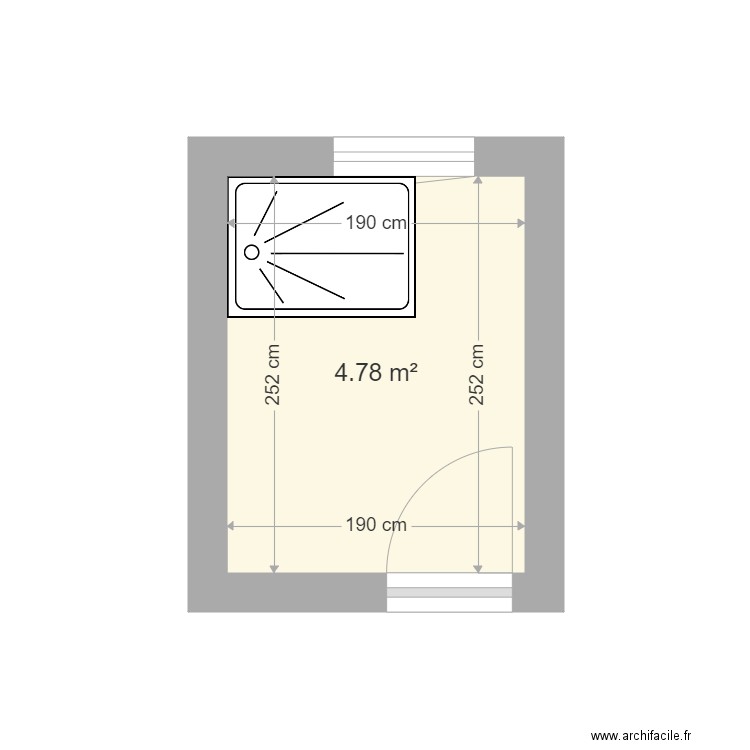 Salle de bain pavillon. Plan de 0 pièce et 0 m2