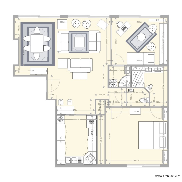 Appartement 1 bis. Plan de 0 pièce et 0 m2