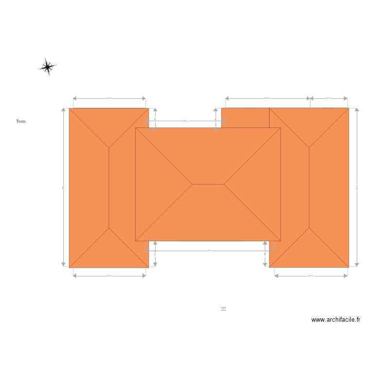 Guiguet 3 Toiture. Plan de 0 pièce et 0 m2