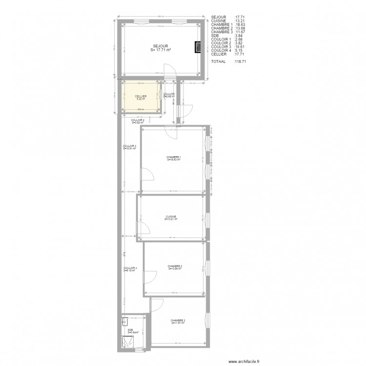 HAMIOUD. Plan de 0 pièce et 0 m2