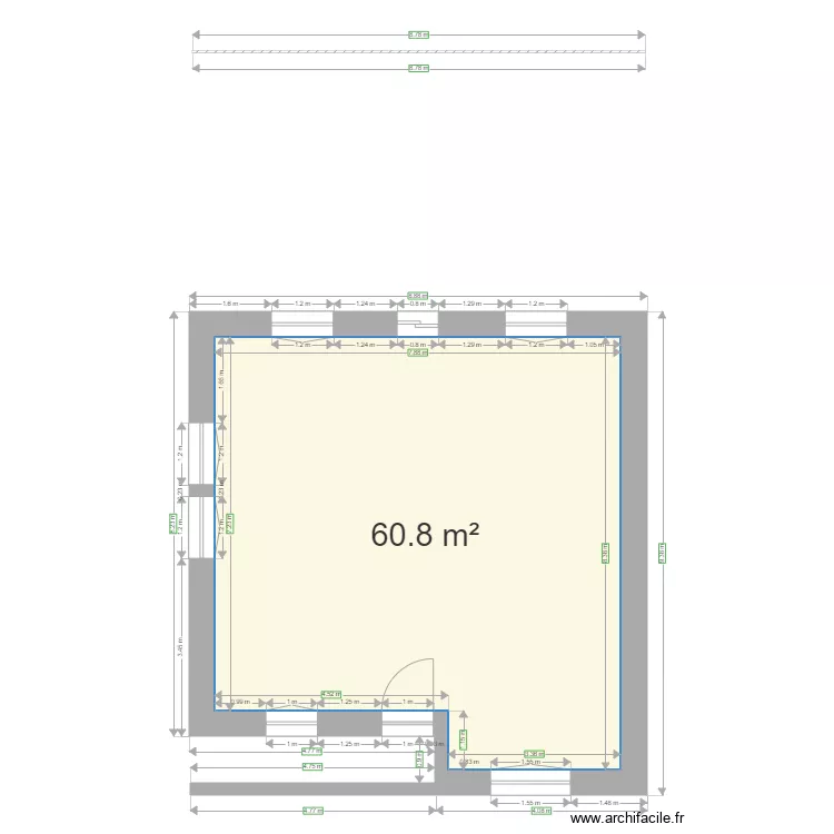 etage existent 2. Plan de 