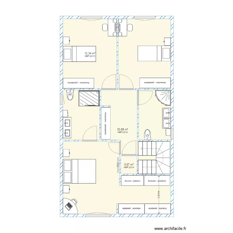 ducos g&eacute;raldine &eacute;tage. Plan de 