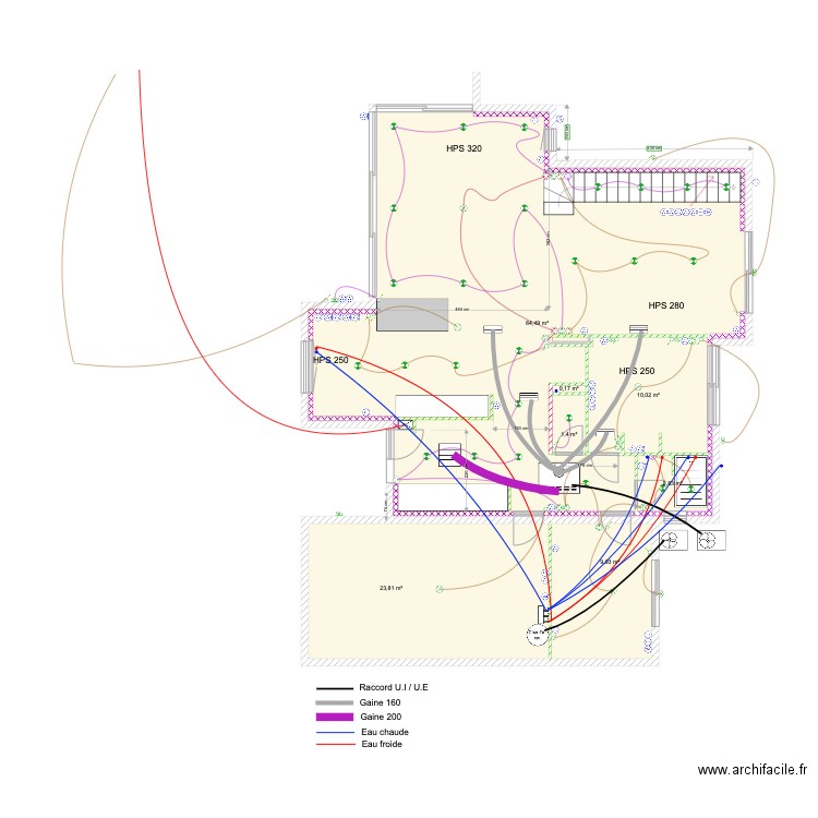 durand notaire 1. Plan de 7 pièces et 149 m2