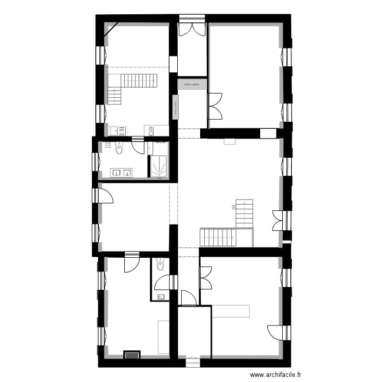 Casa del Parroco version 2. Plan de 0 pièce et 0 m2
