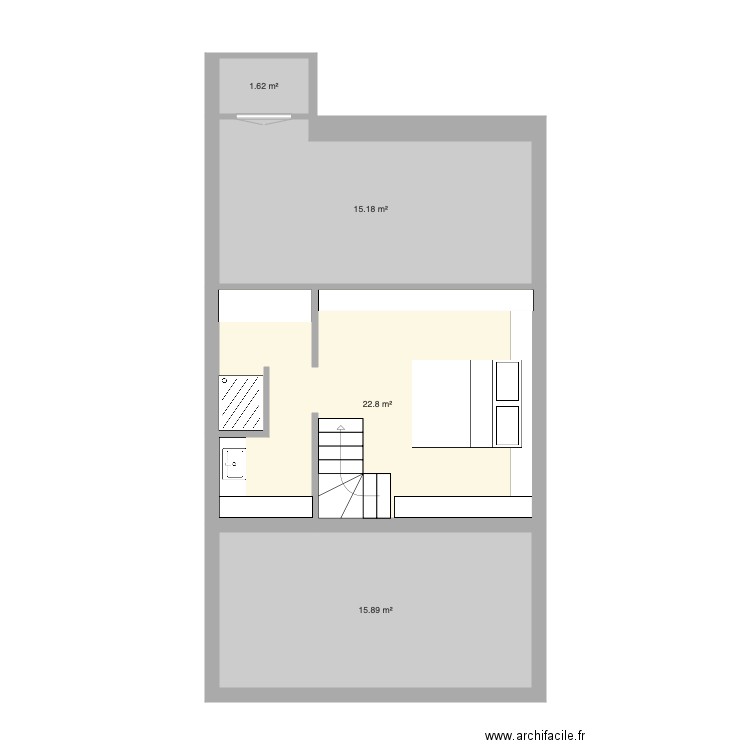 Tabellion 4e étage Mezzanine version 1. Plan de 0 pièce et 0 m2