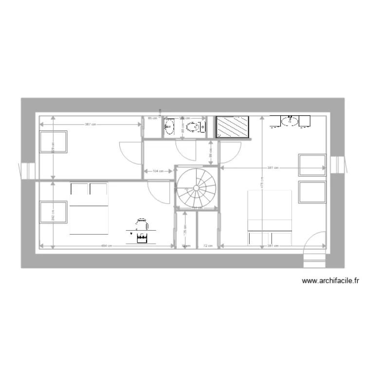 ETAGE BELTZ010. Plan de 