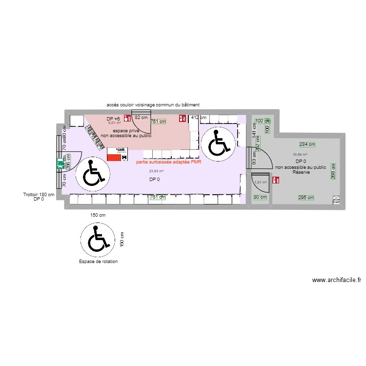 2 LA TERRE O VERRE APRES TRAVAUX ESP ROTATION. Plan de 4 pièces et 48 m2