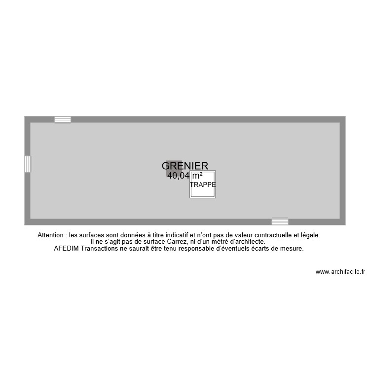 BI 7931 GRENIER . Plan de 0 pièce et 0 m2