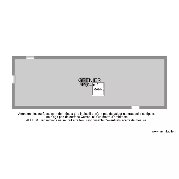 BI 7931 GRENIER . Plan de 