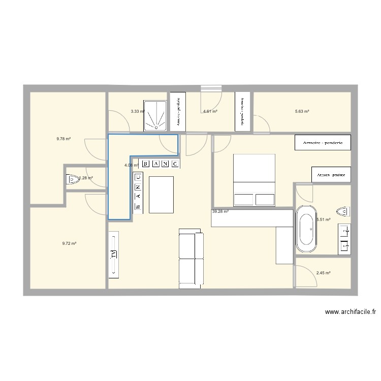 plan maison 1. Plan de 0 pièce et 0 m2