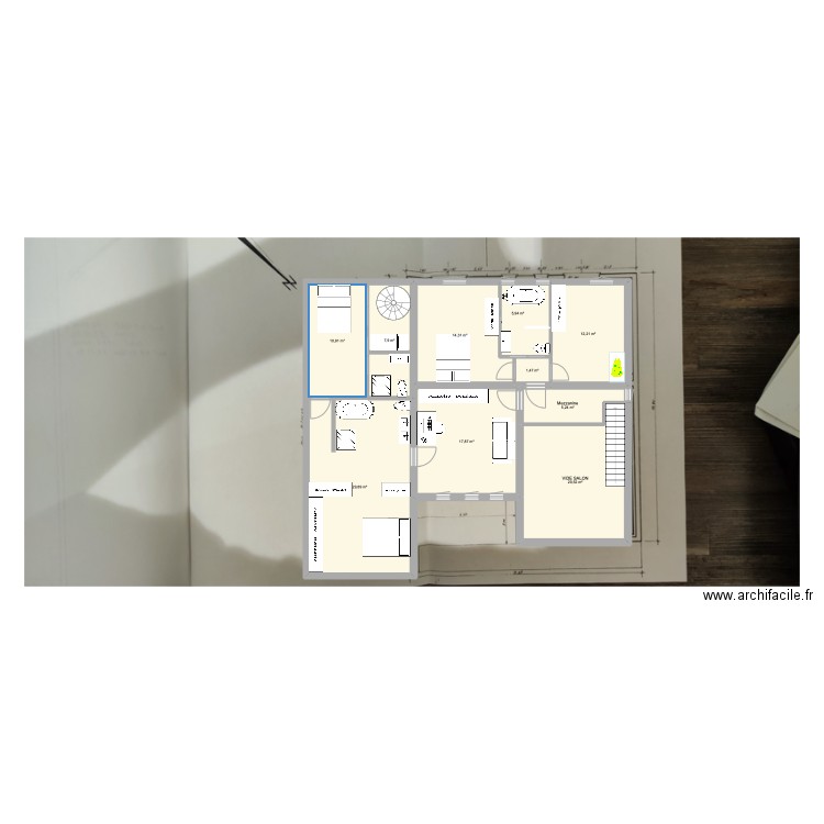 étage 1 version 5. Plan de 0 pièce et 0 m2