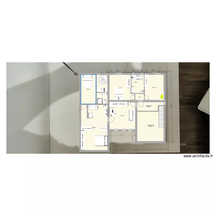 &eacute;tage 1 version 5. Plan de 