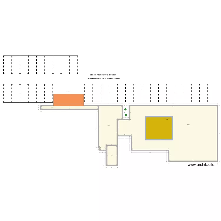 CSB PLAN DE 4 TERRASSES R 1  COTE DROIT. Plan de 