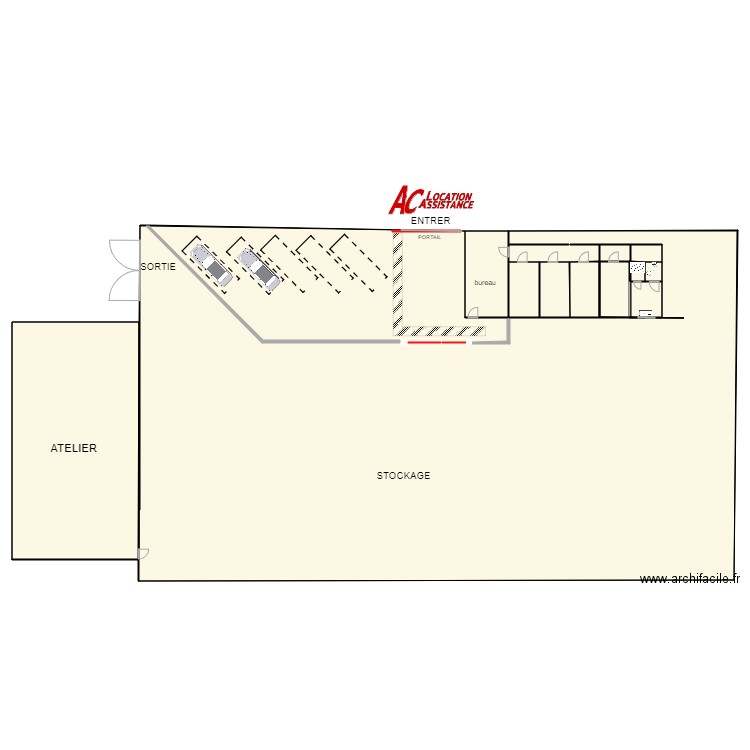 PLANS AC LOCATION ASSISTANCE. Plan de 0 pièce et 0 m2