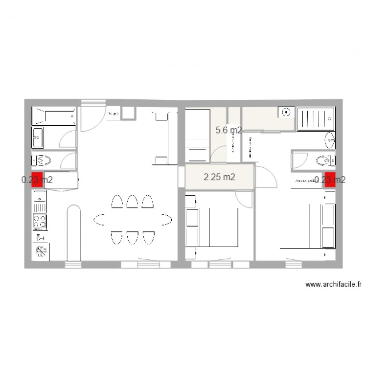 appartement 3. Plan de 0 pièce et 0 m2