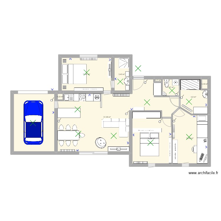IUT maison 2. Plan de 0 pièce et 0 m2