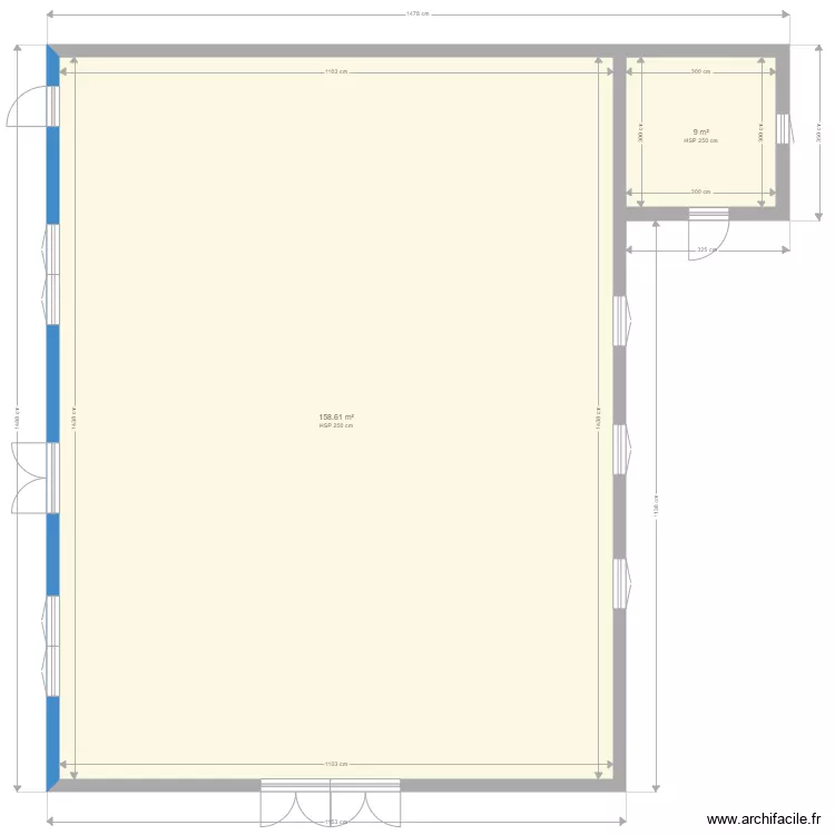 Plan &eacute;glise. Plan de 