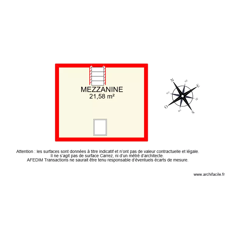 BI 11227 MEZZANINE. Plan de 