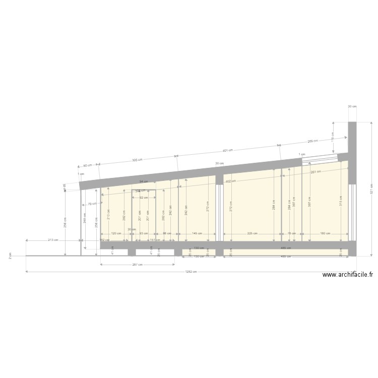 helene patrick coupe BB. Plan de 6 pièces et 26 m2