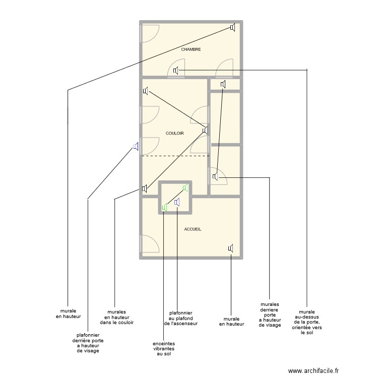 SUNHILL HOTEL PLAISIR SON. Plan de 6 pièces et 47 m2